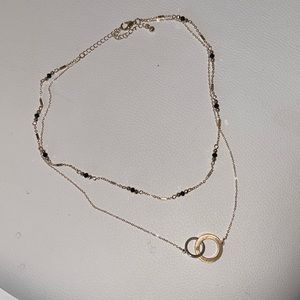 Francesca’s Black and gold Necklace